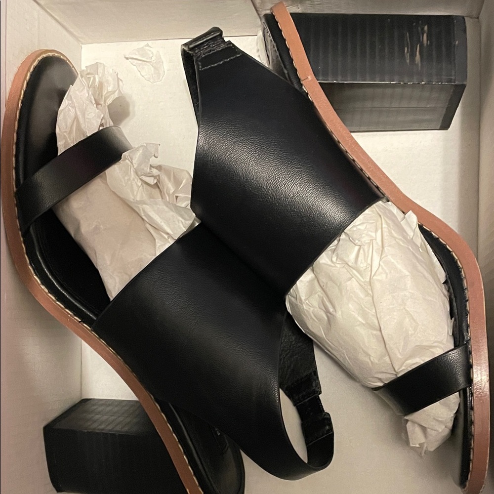 French Connection Black Heeled Shoes